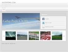Tablet Screenshot of kazewong.com